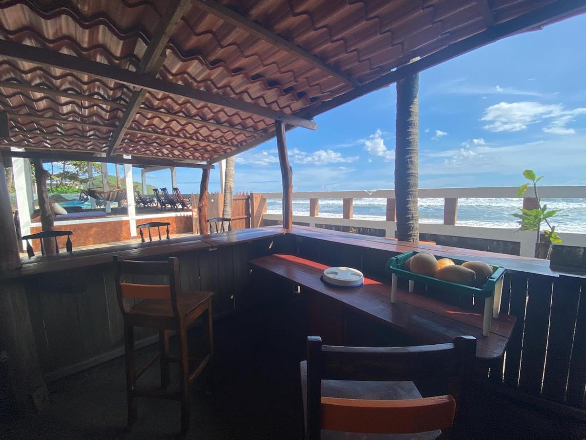 Solid Surf Camp Hostel Nicaragua Transito Bagian luar foto